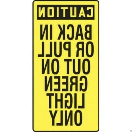 Accuform OSHA CAUTION SAFETY SIGN BACK IN OR MVHR666VP MVHR666VP